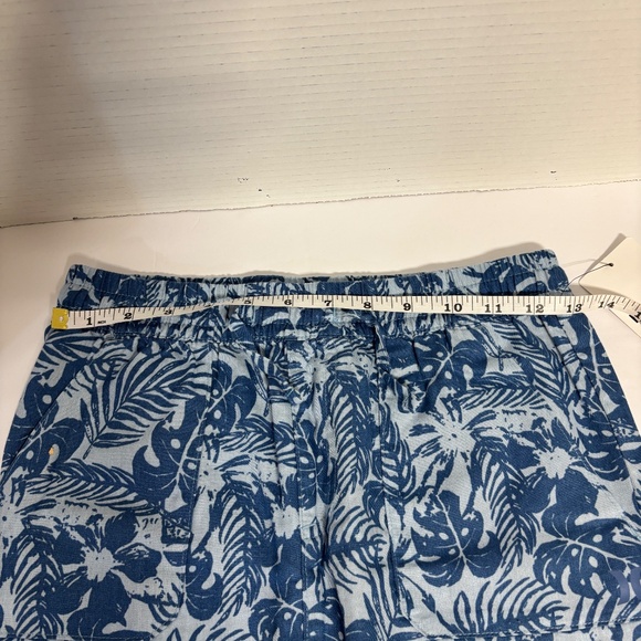 Girls Hurley Tan Elastic Waist Stamped Chambray Drawstring Skirt Size M NWT - Picture 7 of 9